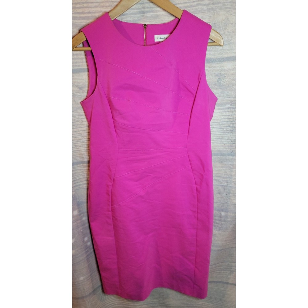 Calvin Klien Barbie Pink Midi Dress